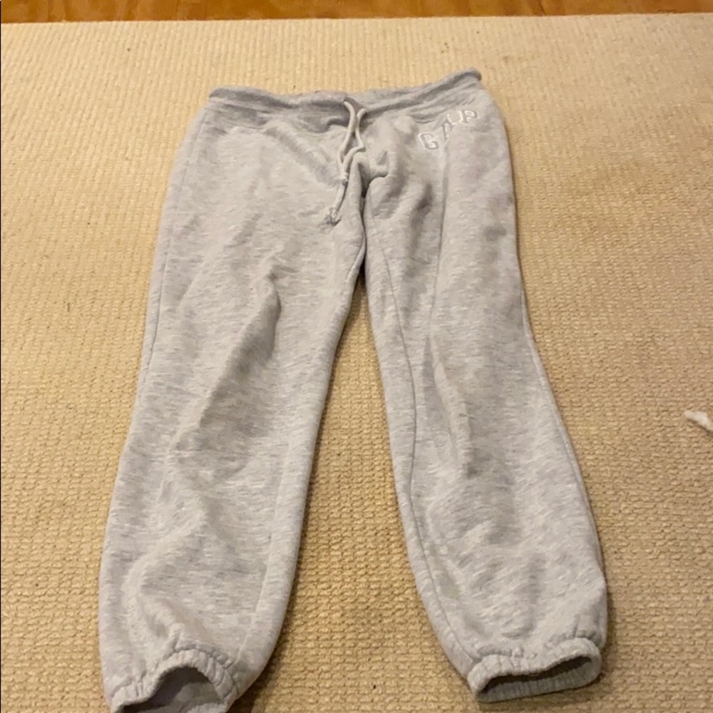 Grey sweatpants
